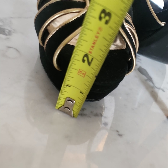 Coach Daylan High-Heel Suede & Leather Sandals NWOB - Picture 8 of 9